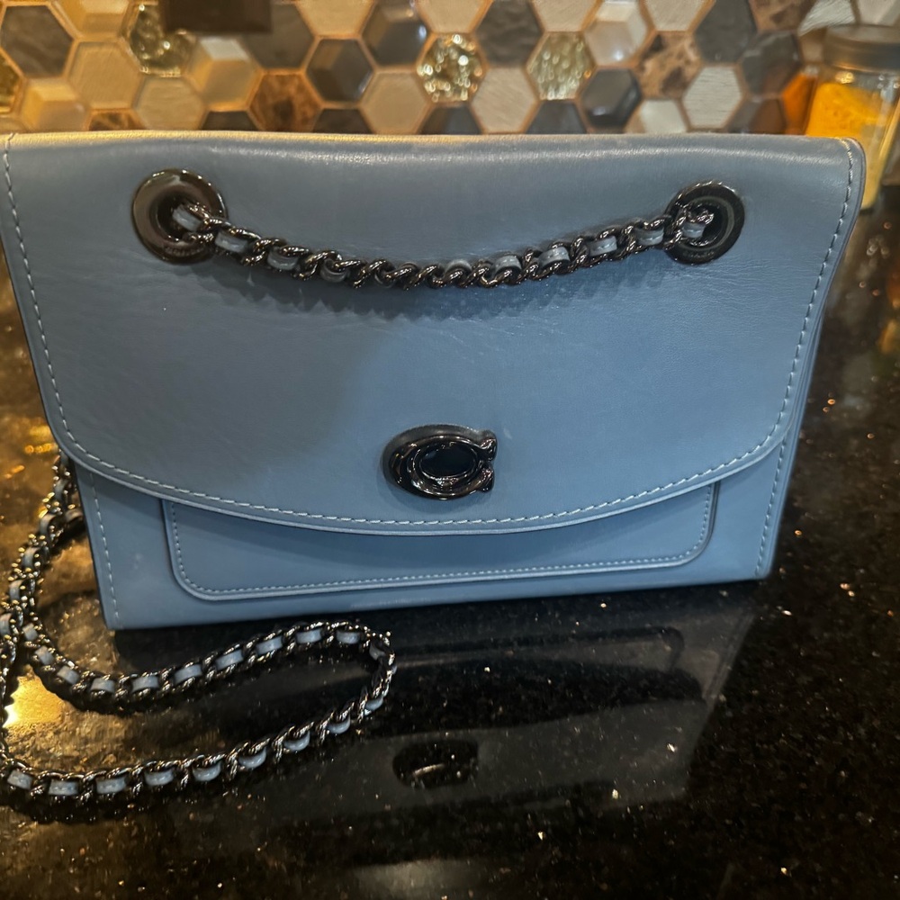 Light Blue Coach Crossbody